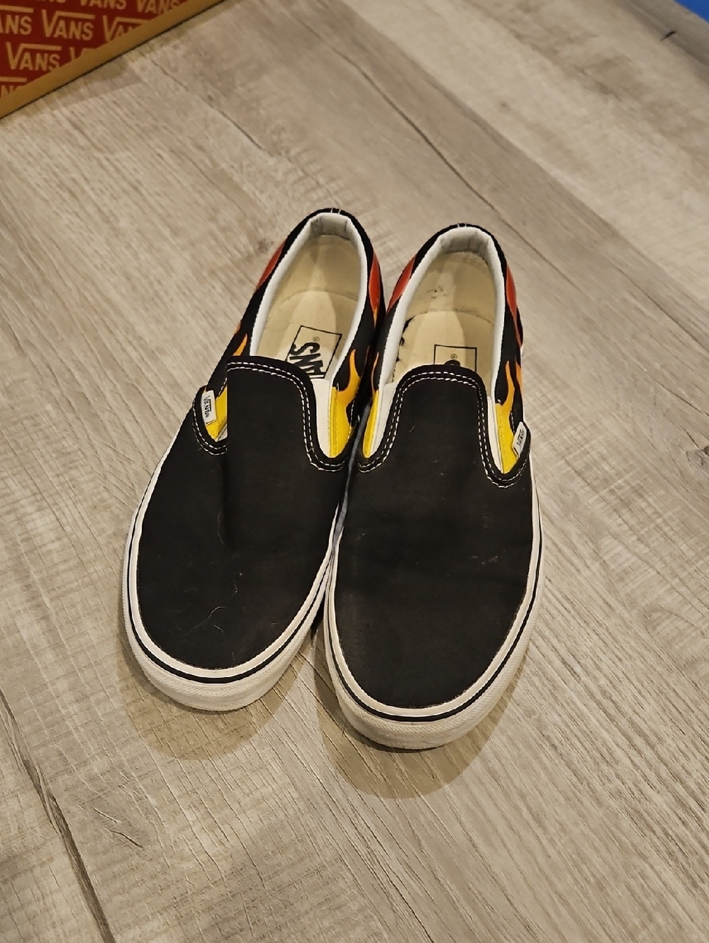 Vans Classic Slip On Flames